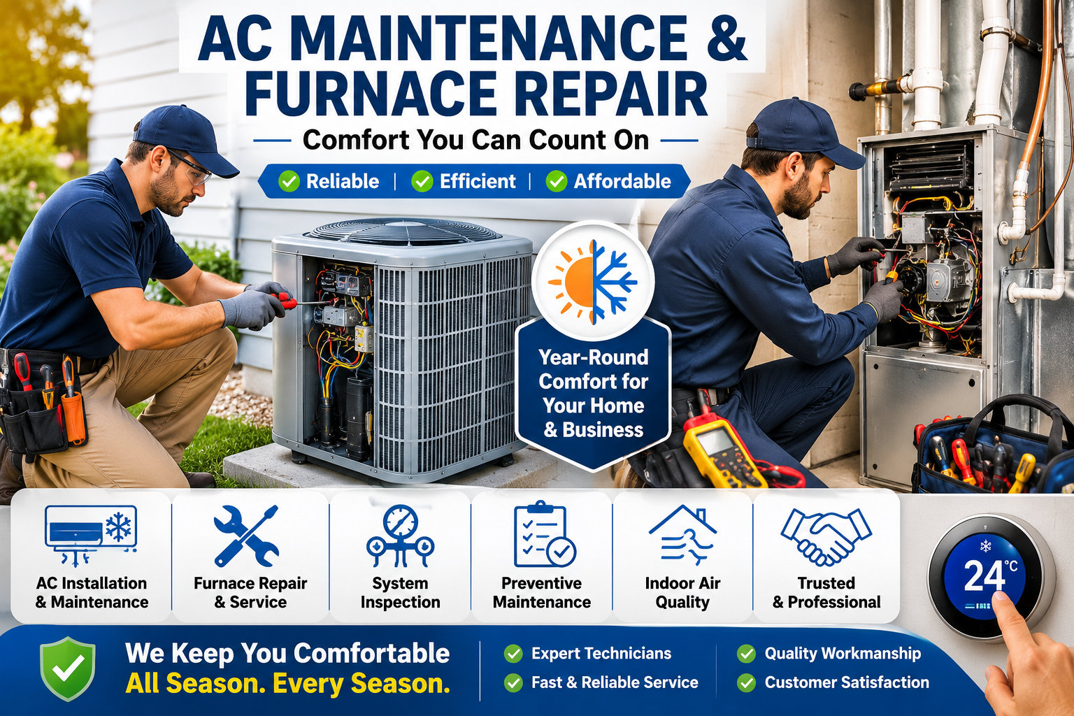 Heating and Air Conditioning Company: A Smarter Approach to Year-Round Comfort