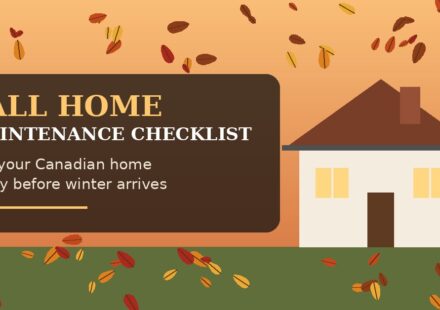 Fall home maintenance checklist for Canadian homeowners before winter